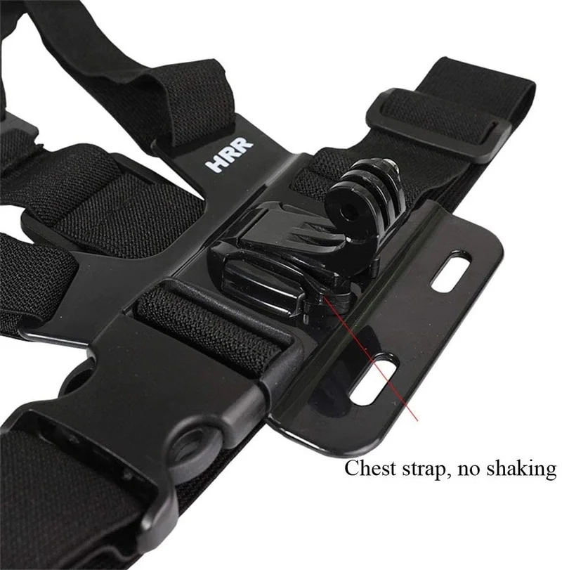sport camera accessories set for gopro hero 9 8 7 quick release head strap chest mount harness backpack clip holder wrist strap free global shipping