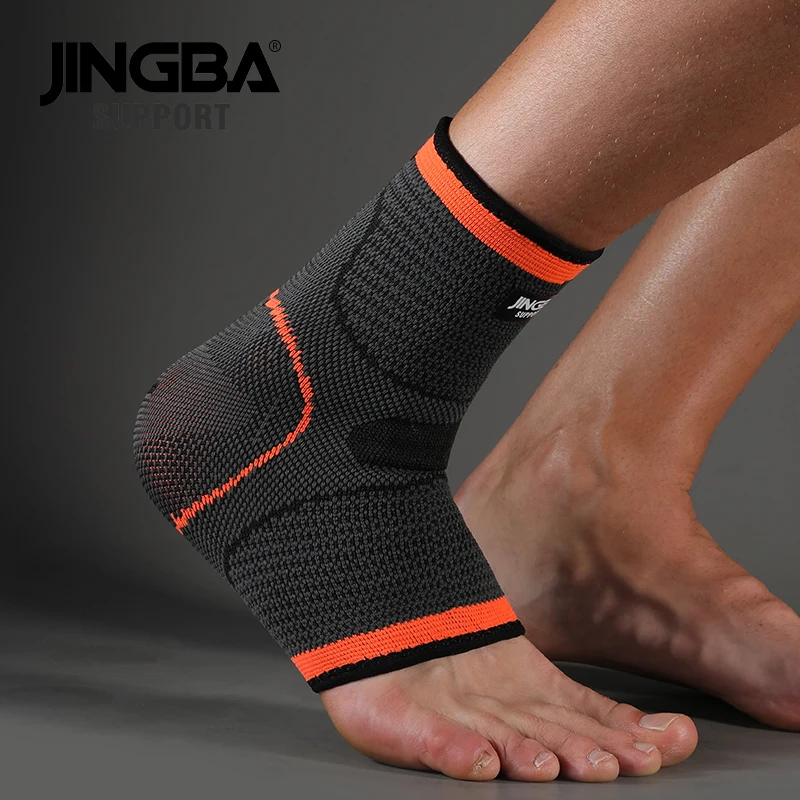 Поддержка JINGBA 1 шт. 3D компрессионная нейлоновая опора для лодыжки защита
