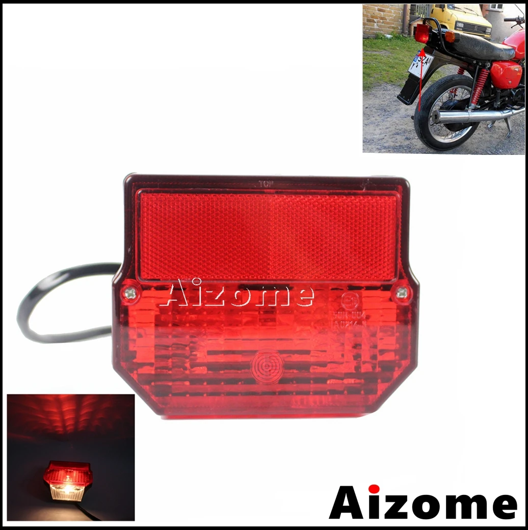 Мотоциклетные задние светильник красный светодиодный задний фонарь Светильник