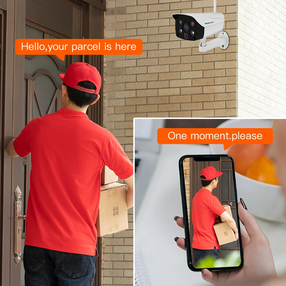 Беспроводная IP-камера Vstarcam 5 МП Wi-Fi ИК ночное видение водонепроницаемая для улицы