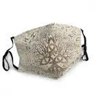 Маска для лица из дерева с трикетрой и футарком Рагнар из викингов Lothbrok Lagertha Rollo