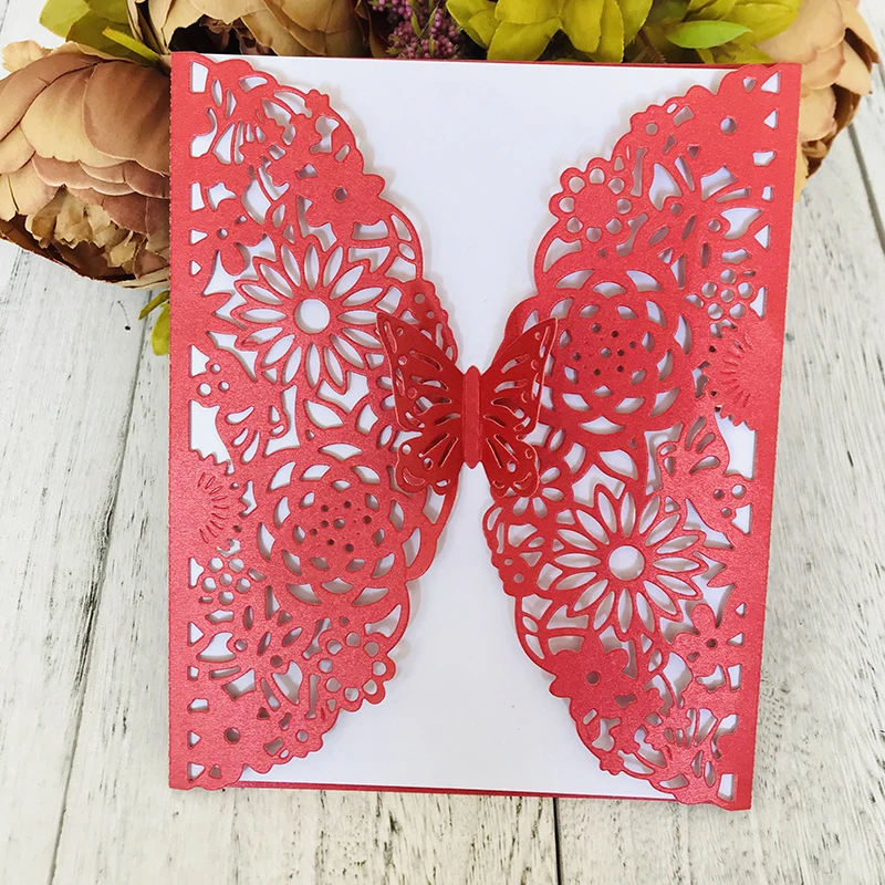 

Flower Butterfly Wedding Invitation Metal Cutting Dies Making DIY Scrapbook Album Paper Card Decoration Crafts Embossing Die