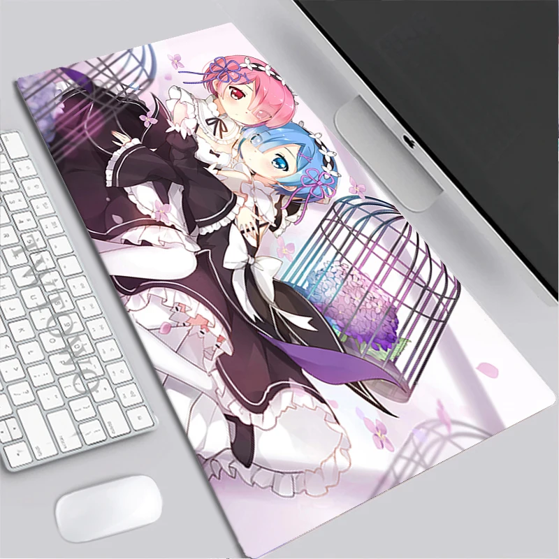 

Mousepad Home Custom Mouse Mat Desk Mats keyboard pad Re Zero Gamer Soft Carpet Laptop Natural Rubber Mice Pad Desktop Mouse Pad