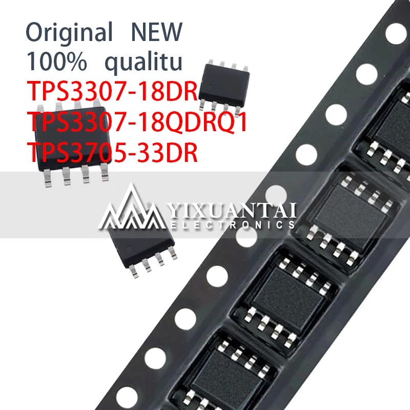 

10pcs 100%NEW SOP8 SMD TPS3307-18DR TPS3307-18QDRQ1 TPS3705-33DR TPS3307 TPS3705 3307 3705 SOIC-8