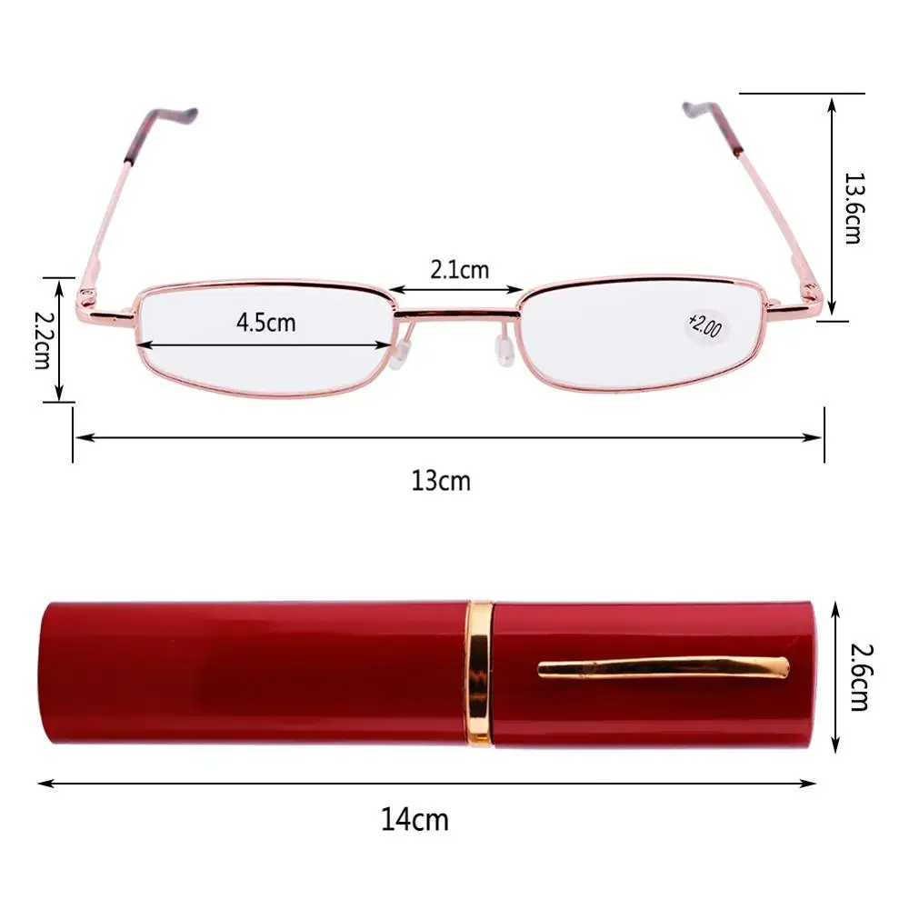 Унисекс подарки для мужчин и женщин старые портативные металлические очки