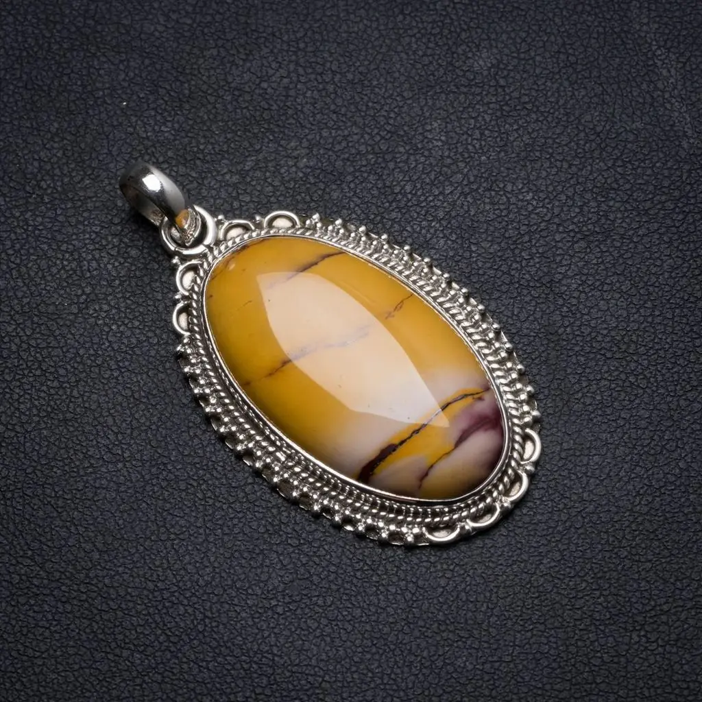 Необычная зеркальная подвеска ручной работы из серебра 1 75 дюйма X1115|Подвески| |