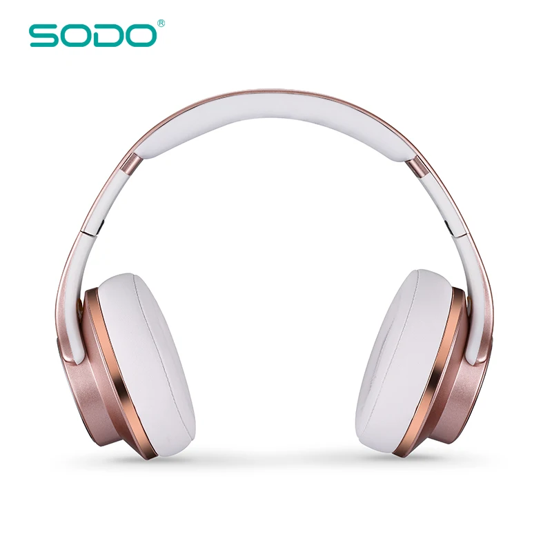 Удобные беспроводные Bluetooth-наушники SODO MH5 NFC 2 в 1 Twist-out Bluetooth-Динамик регулируемые