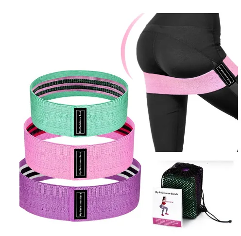 1/2/3PCS/Lot Fitness Rubber Band Elastic Yoga Resistance Bands Set Hip Circle Expander Gym Booty Home Workout | Спорт и развлечения