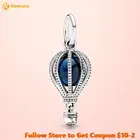 Новое поступление 2019, серебряные бусины 925 пробы, голубая подвеска в виде шара, очаровательные, подходят к оригинальным браслетам Pandora, Женские Ювелирные изделия DIY