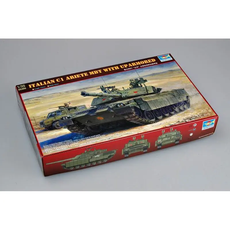 Trumpeter 00394 1/35 итальянский C1 Ariete MBT с uparmored Scale модельный комплект|Наборы для сборки
