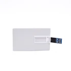 Usb 3,0 Белая пластиковая кредитная картакарта с индивидуальным логотипом деловой дизайн Usb флэш-накопитель 4 ГБ 8 ГБ 16 ГБ 32 ГБ (10 шт. бесплатный логотип)