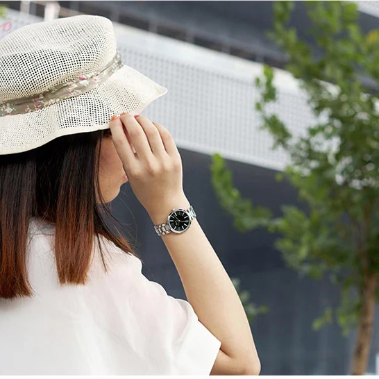 

No.2 Full Steel Women's Watches Luxury Rhinestone Bracelet Watch Waterproof Quartz Wristwatches Girls Dress Clock Montre Femme