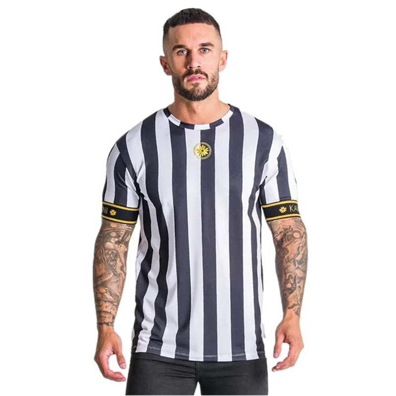 Шелковая мужская футболка SikSilk летняя с круглым вырезом | Мужская одежда