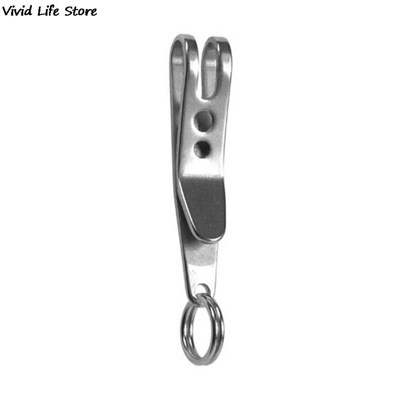 EDC сумка Подвеска зажим с кольцом для ключей карабин нержавеющая сталь открытый