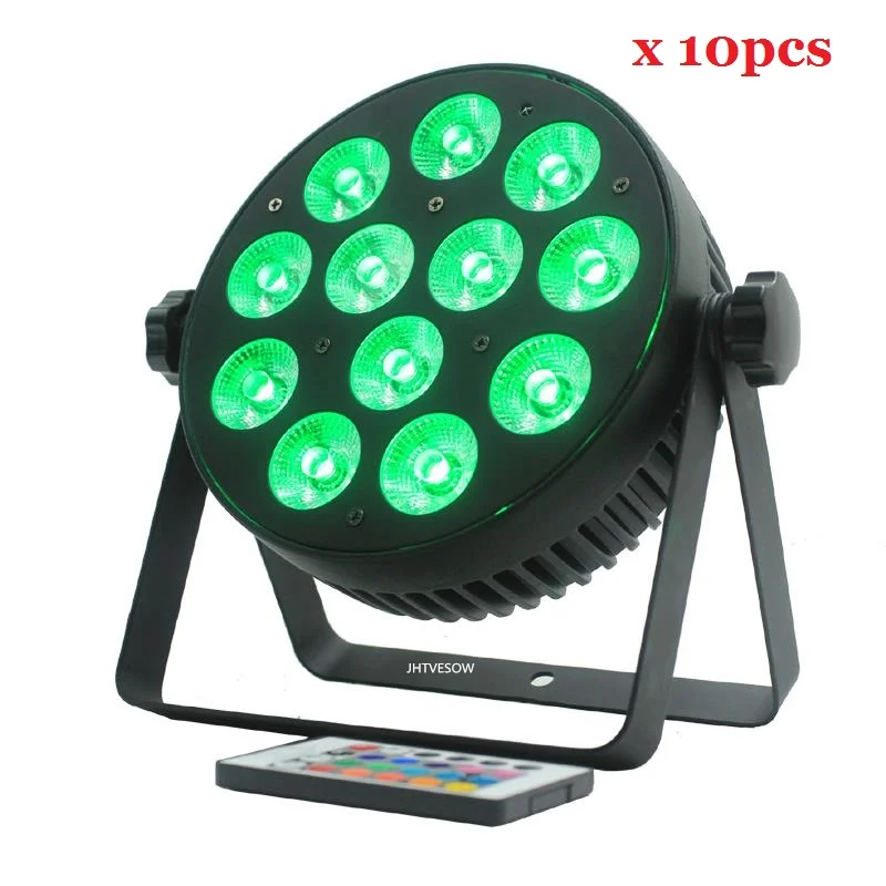 Сценический прожектор 6 в 1 10 шт./лот диджейский сценический dmx led 12x12 Вт вечерние