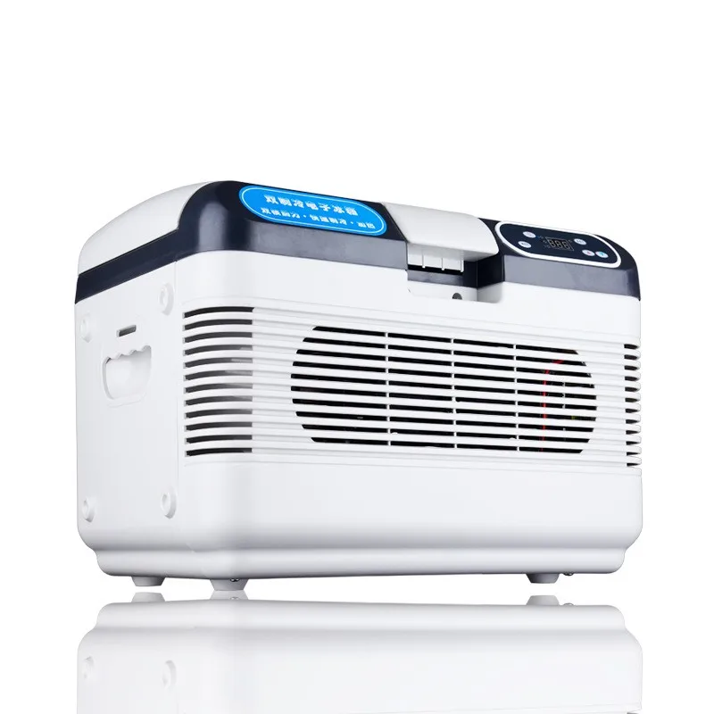

CHUBAN 12L White 12V/24V DC and 110V/220V AC Mini Car Fridge Small Fridge Camping Portable Refrigerator Cosmetic Refrigerador