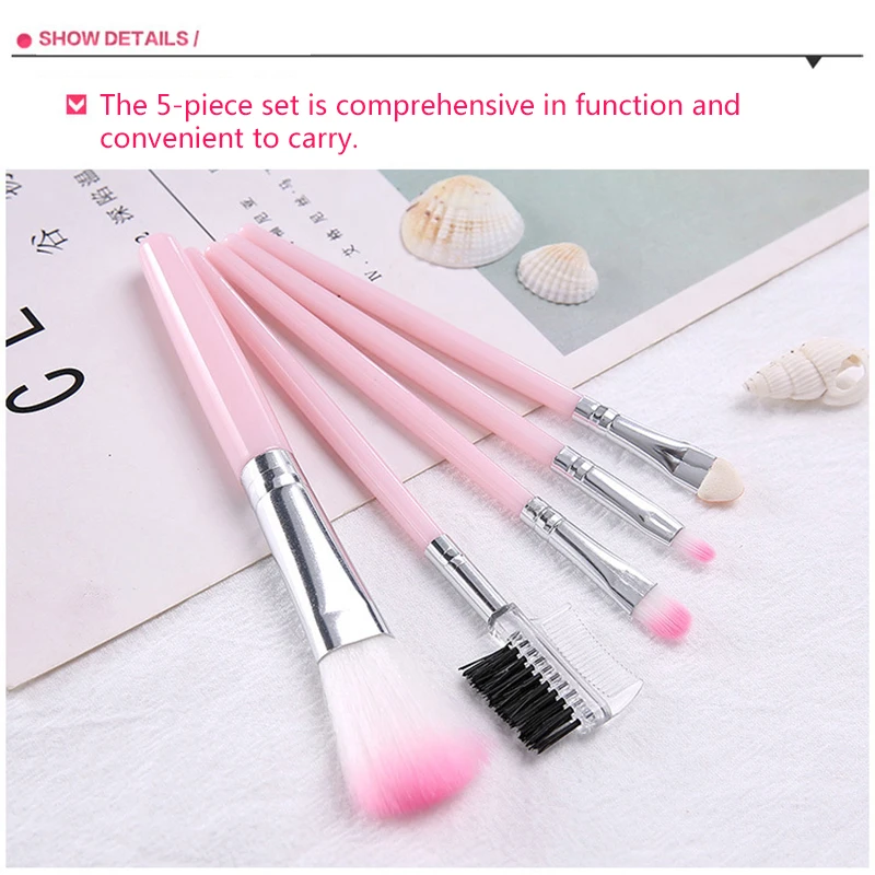 

La Milee 20/5Pcs Makeup Brushes Set Eye Shadow Foundation Powder Eyeliner Eyelash Lip Make Up Brush Cosmetic Beauty Tool Kit Hot