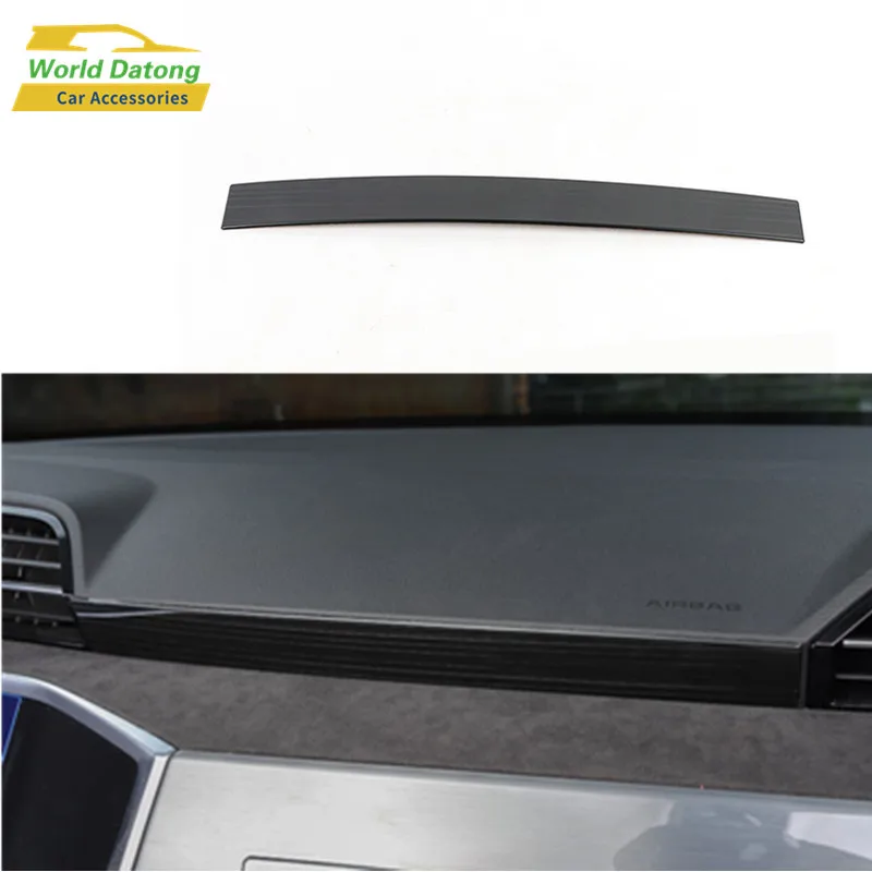 

Для Audi Q3 2019 2020 внутренняя центральная консоль полоса из нержавеющей стали декоративная отделка 1 шт