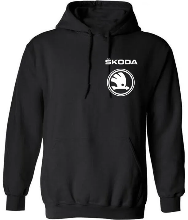 Новая Дизайнерская одежда Skoda худи с автомобильной символикой мужские футболки