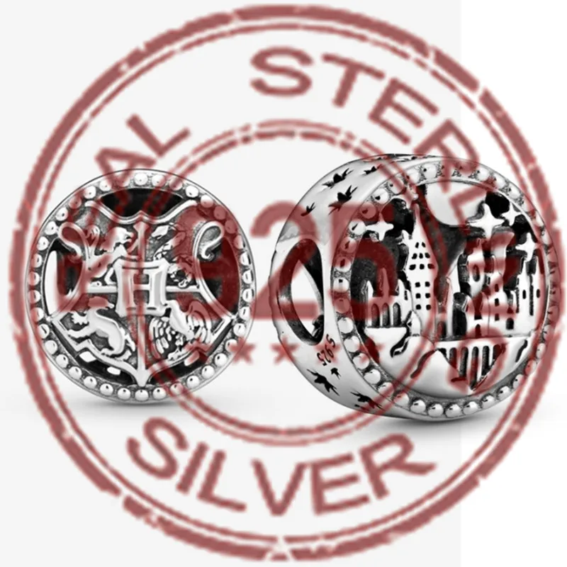 

Real 925 Sterling Silver School Charm Beads Fit Original Pandora Bracelet Silver Jewelry Gift