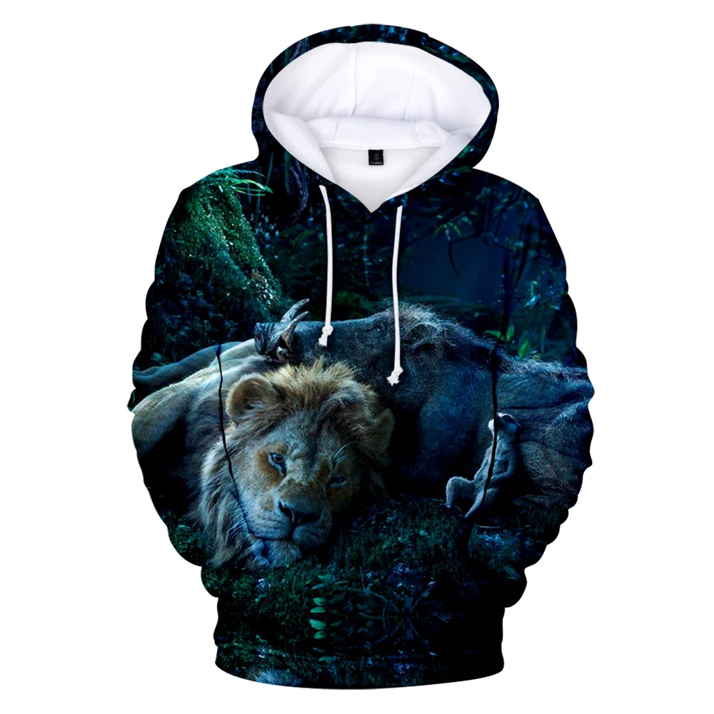 

Hot Popular The Lion King Sweatshirts Men/Women Fashion Casual Anime Hoodie 3D Print The Lion King Mens Hoodies Cool Sweatshirt