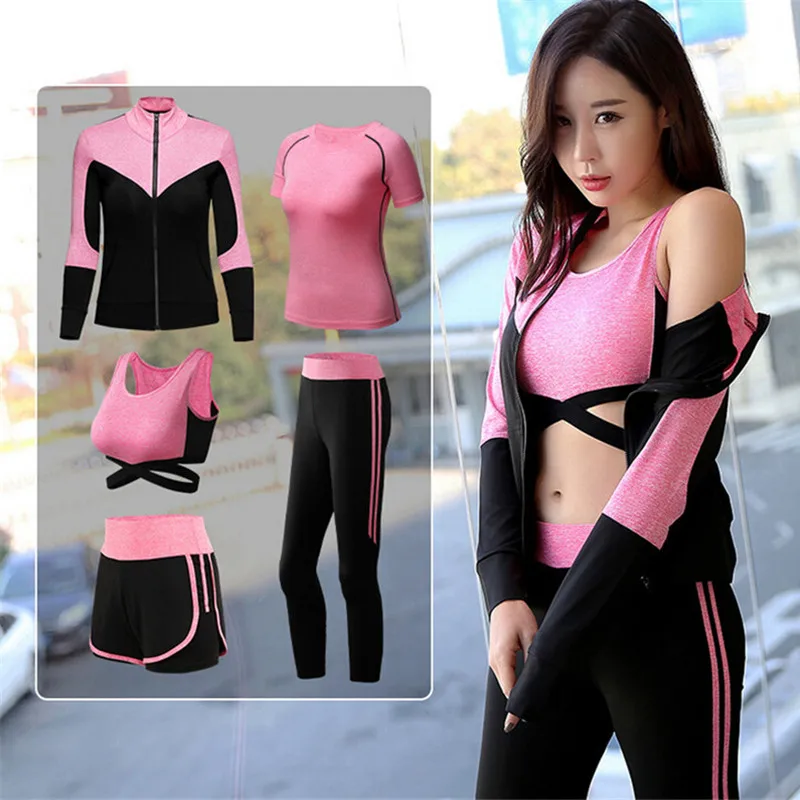 3/4/5 шт. женские комплекты для занятий йогой| |