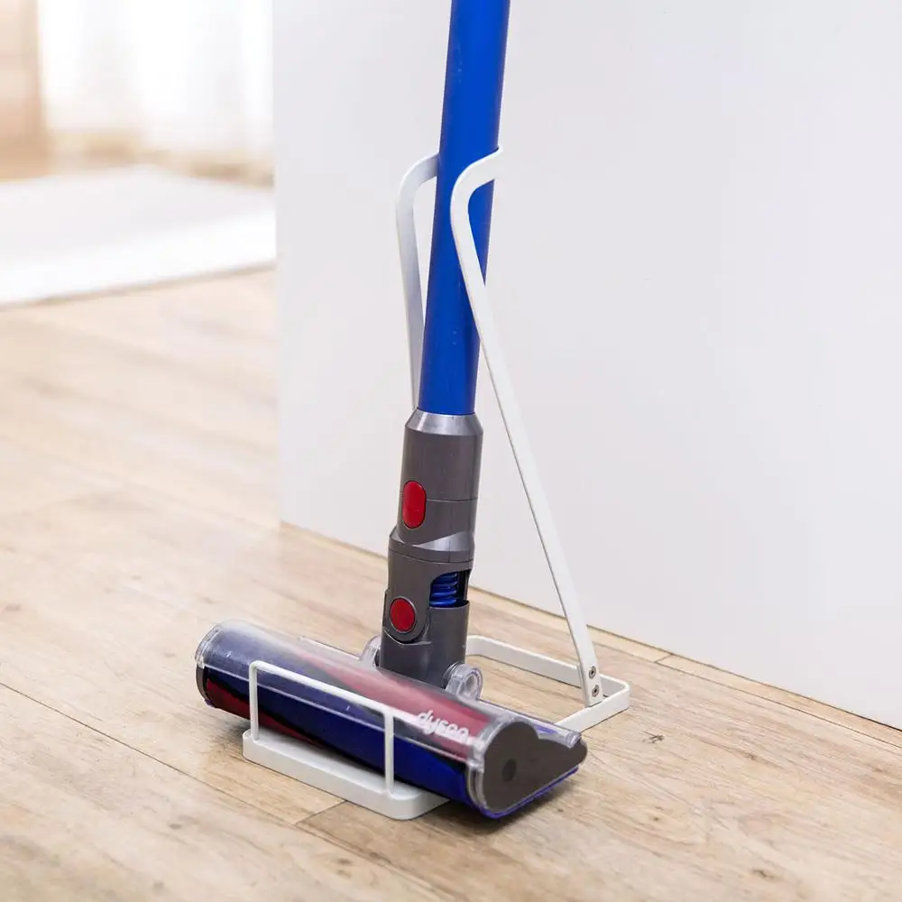 

Универсальный держатель для пылесоса, без отверстий, железная стойка для хранения в домашних условиях, для ванной комнаты, швабры, Бытовые а...