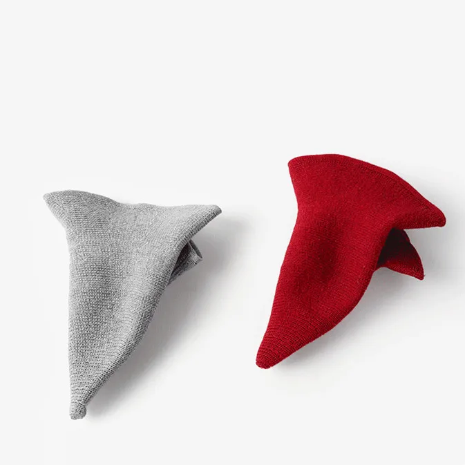 Новинка элегантная вязаная шапка ведьмы на Хэллоуин для мужчин и женщин осенне