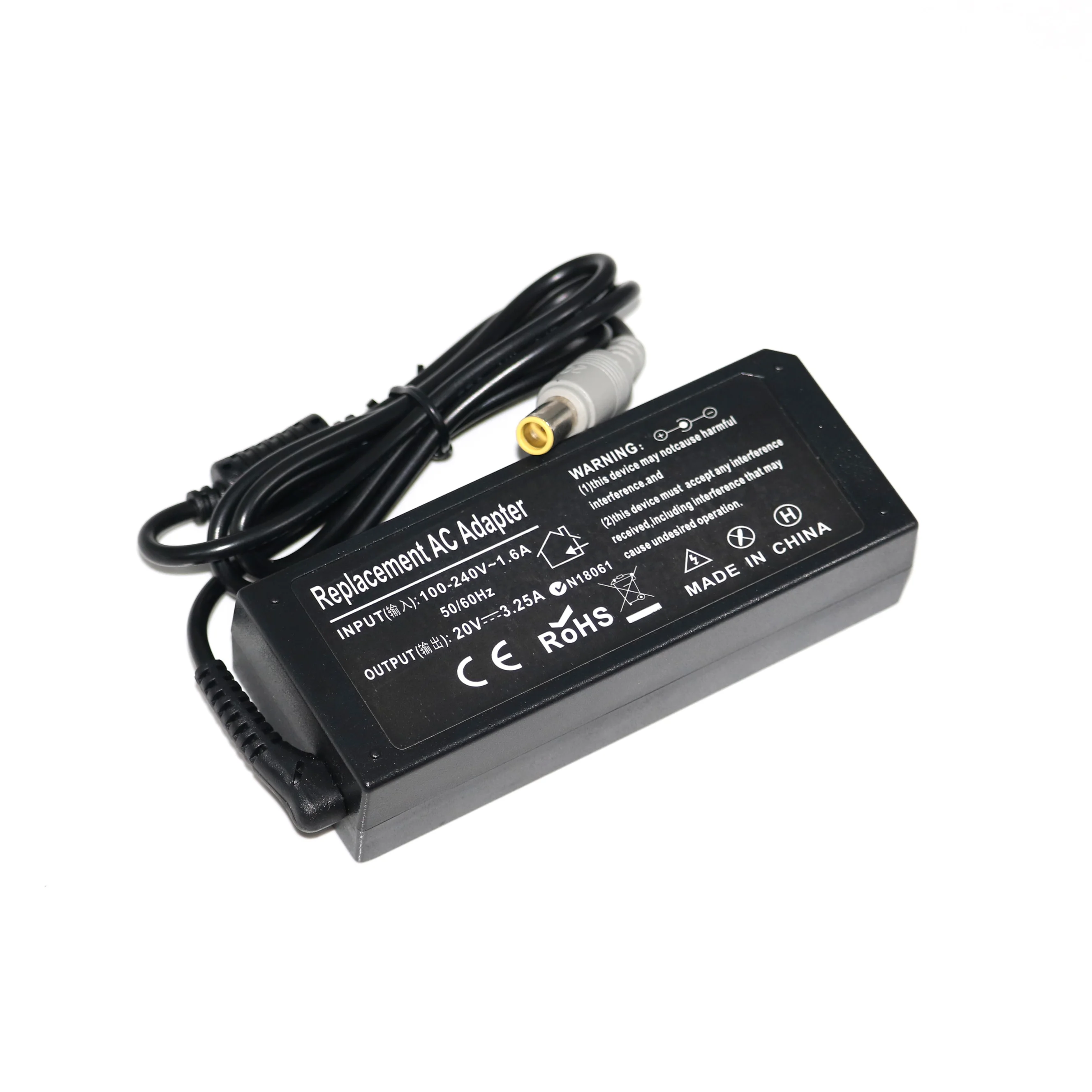 Блок питания для ноутбука Lenovo B490 B590 V580 SL500 SL510 T430u T520 X120e X130e X131e 40Y7657 40Y769 20 в 3 25 А 65 Вт |