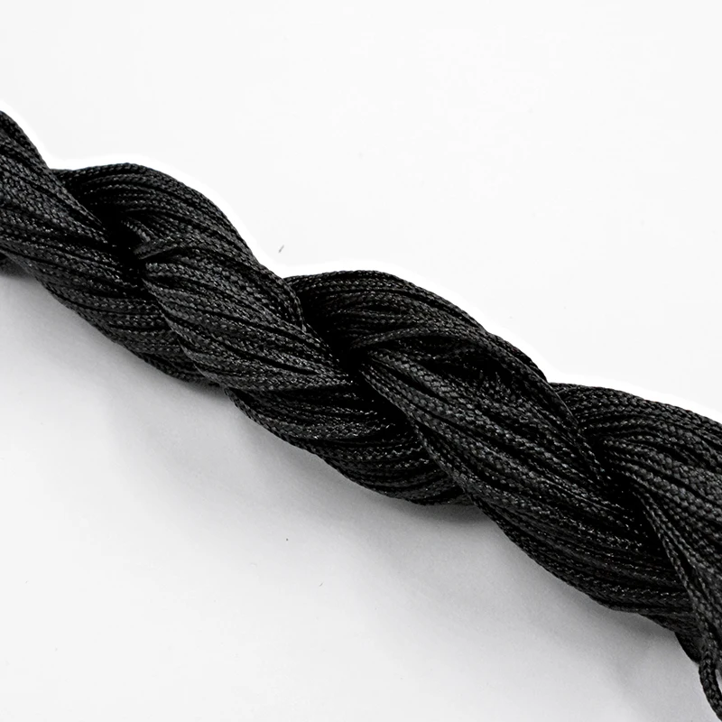 22 м в длину и 1 мм диаметре китайская веревка для макраме с узлом искусственная
