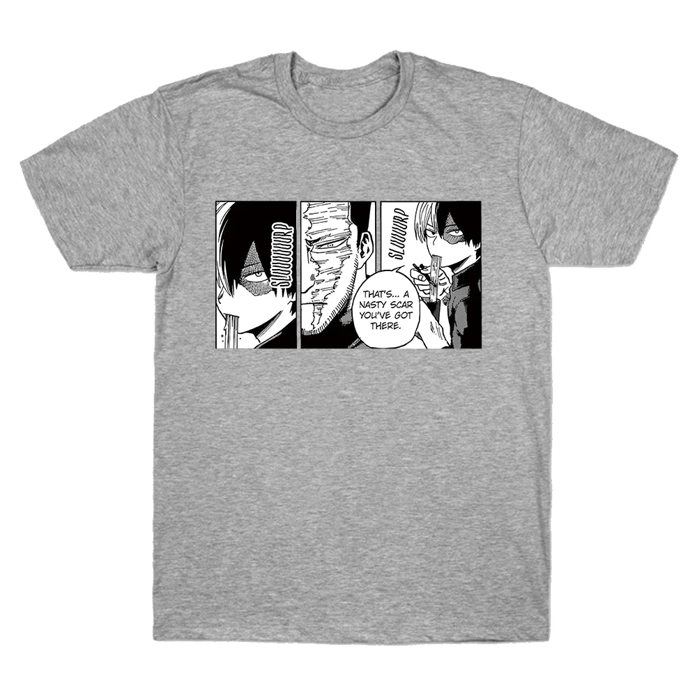 

Harajuku Unisex Tshirt Japanese Anime My Hero Acadmeia T Shirt Women Kawaii Shoto Todoroki Graphic Tees