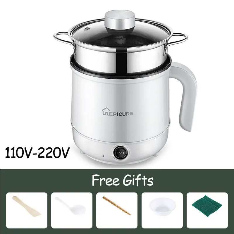 

Electric Cooker Multi Rice Cooker Non-stick Pan 110V/220V Samll Hot Pot Household Cooking Machine US/EU Plug