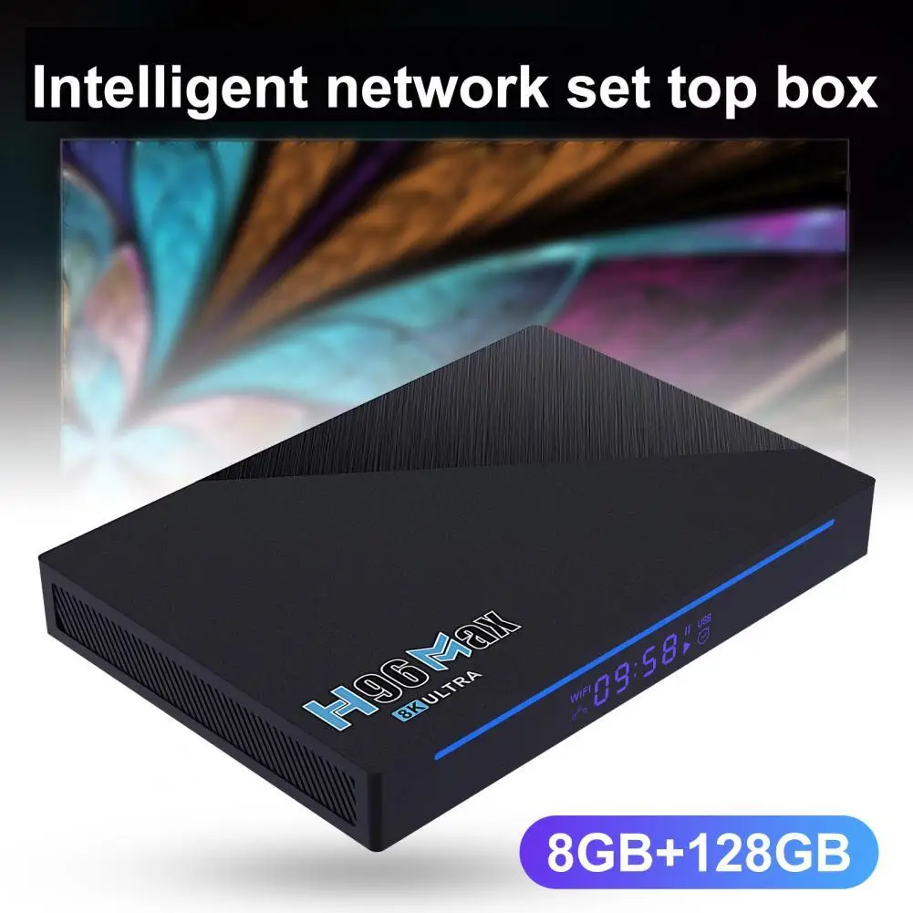 

H96 Max 3566 Android 11.0 TV Box RockChip RK3566 2.4G 5.8G Wifi 8K TVbox 4G 32G USB3.0 1000M Youtube h96max Set Top Box 8G 64G