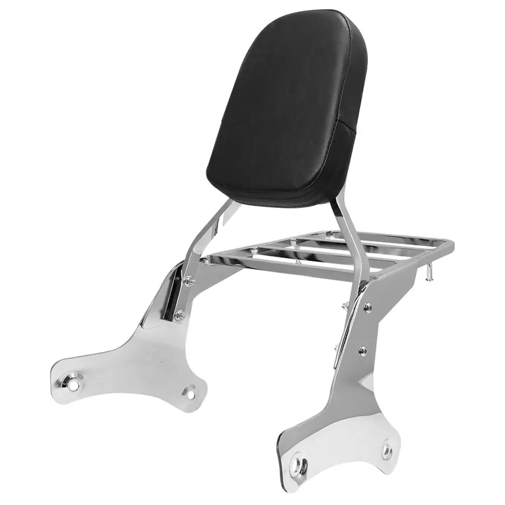 Задняя часть мотоцикла Sissy Bar с багажной рейкой для Honda Shadow VT750 VT400 97-03 | Автомобили и