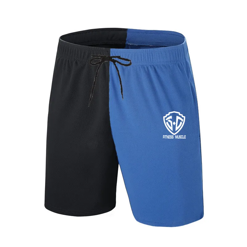 

Fashion Brand Men's Casual Shorts Summer New Style Men's Printing Stitching Drawstring Shorts Men's Breathable Comfortable Short