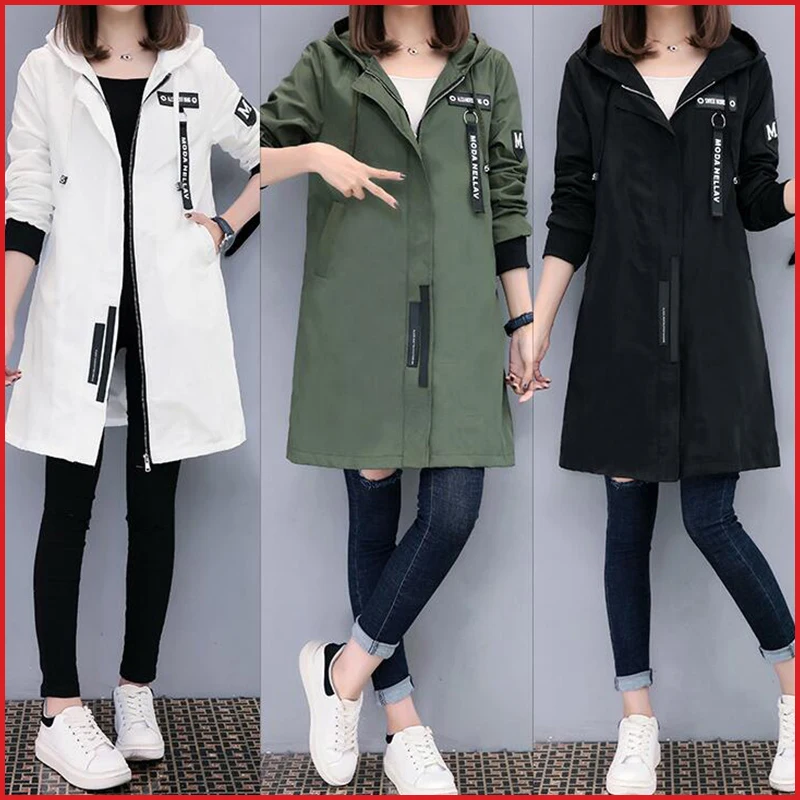 

Semfri Jacket Women 2020 Autumn Winter Chaqueta Mujer Plus Size Slim Baseball Clothes K Pop Medium Length Windbreaker Coats