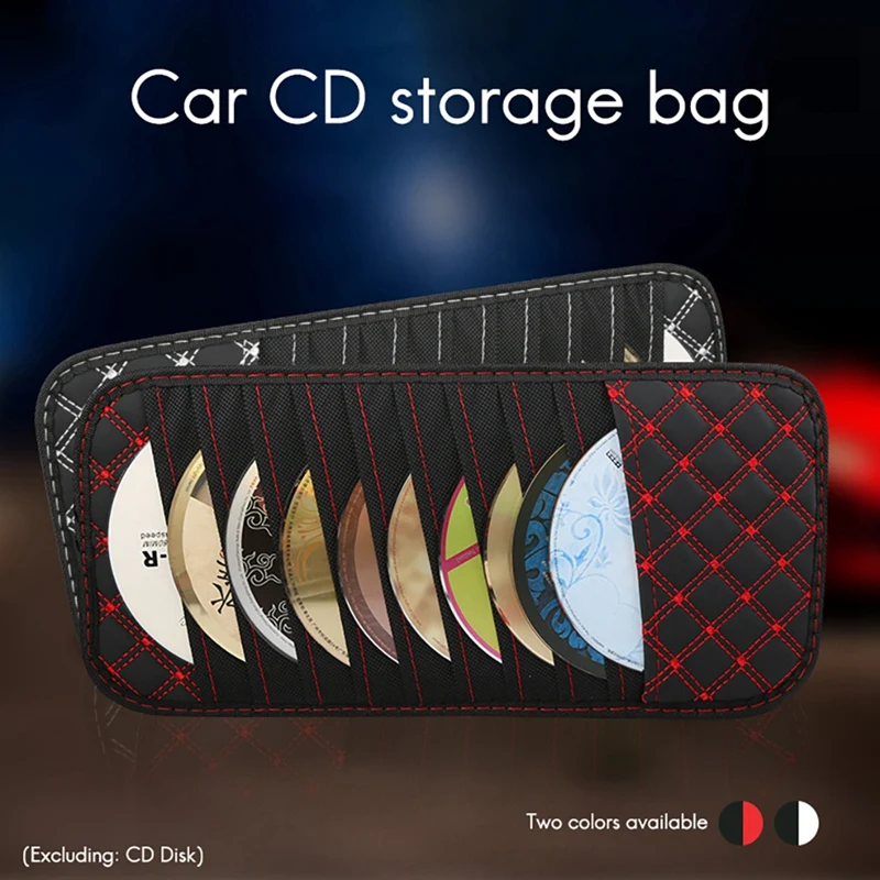 Автомобильный солнцезащитный козырек для очков зажим DVD Карты Чехол держатель