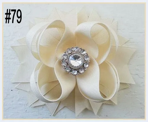 free shipping B group 65pcs 4.5" Inspired Boutique Layered Hair Bow birthday hair bows girl clips | Детская одежда и обувь
