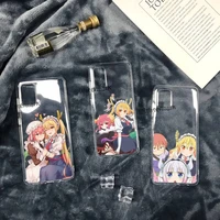 miss kobayashis dragon maid anime phone case for samsung a12 5g a71 4g a70 a52 a51 a40 a31 a21s a20 a50 a30 s transparent funda