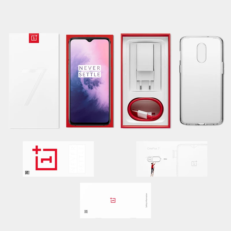 Глобальная версия Oneplus 7 8GB ram 256GB rom Смартфон Snapdragon 855 6 41 дюймов AMOLED экран
