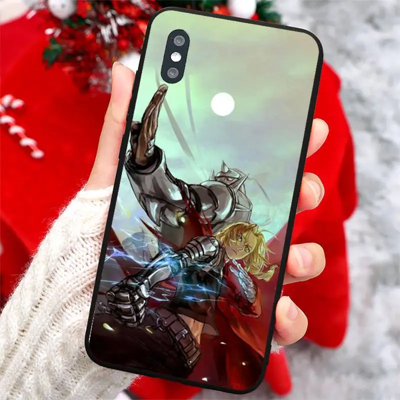 

Fullmetal Alchemist anime Phone Case For Xiaomi Redmi Note 4 4x 5 6 7 8 pro S2 PLUS 6A PRO