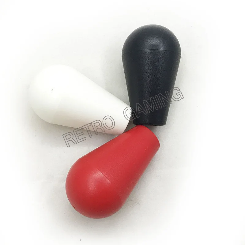 

Бесплатная доставка Овальный Мяч летучей мыши для джойстика доступны 3 цвета шаровой вершины аркадный джойстик рокер части для аркадной ма...