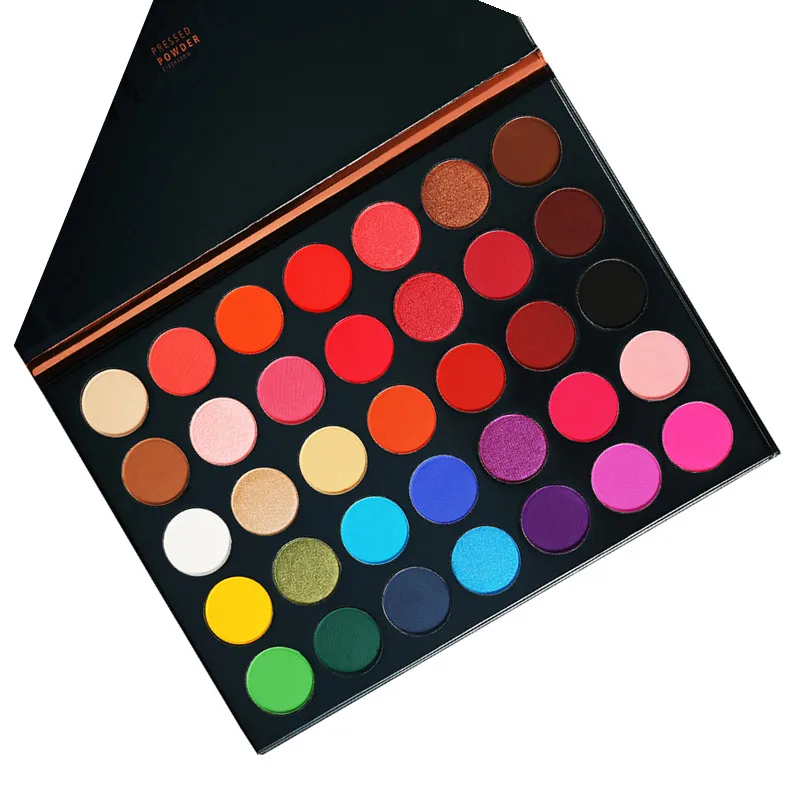 Beauty Glazed 35 цветов матовое стекло с перламутровым эффектом палитра теней для век