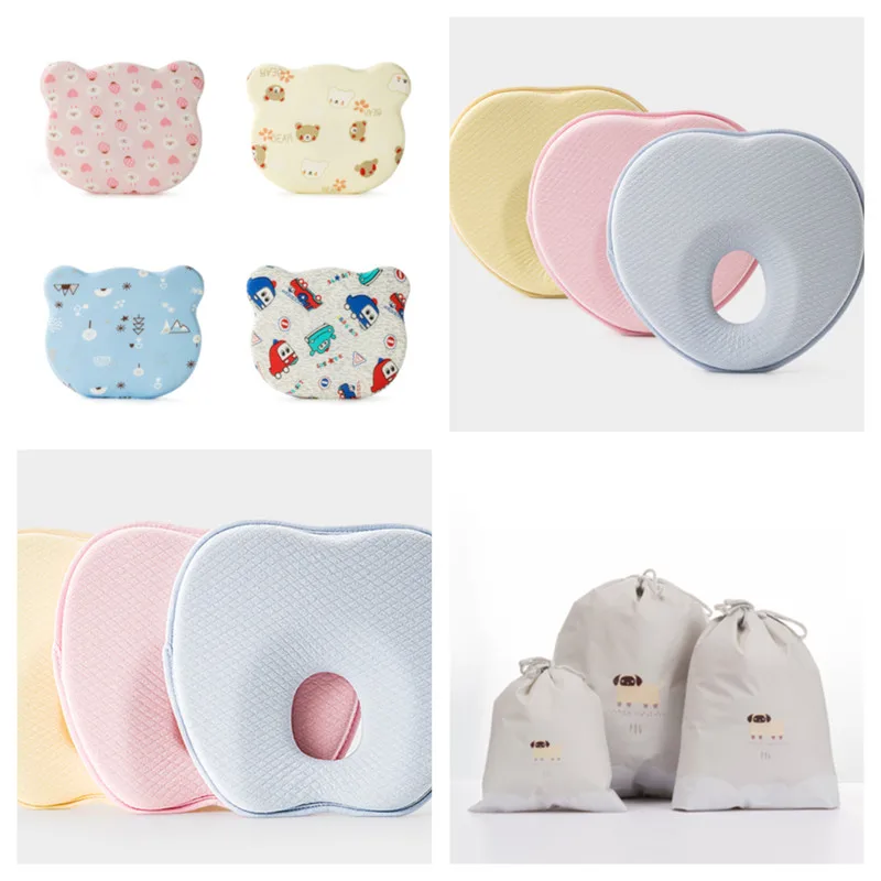 

10 шт., Рождественский подарочный набор, детская подушка с плоской головкой, подушка с эффектом памяти для новорожденных, подушка для детской...