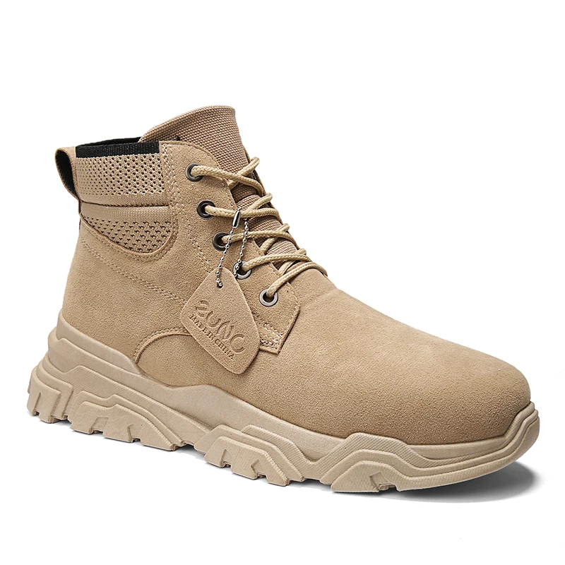 Мода Высокое качество зима Повседневное Нескользящие ботильоны классические