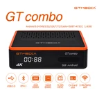 ТВ-приставка GTmedia Combo, Android 9,0, спутниковый ТВ-ресивер с DVB T2S2SX2T2ATSCISDBT H.265 4K, Смарт ТВ-приставка, БразилияЕвропа