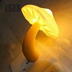 Светодиодный мини-светильник желтого цвета, лампа для спальни, украшение для дома, датчик с горячим контролем