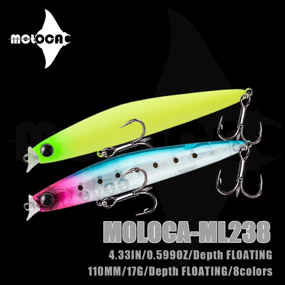 

Minnow Fishing Lure Floating Topwater Bait Weights 17g 110mm Mino Isca Artificial Accesorios Baits De Pesca Carpe Fish Leurre