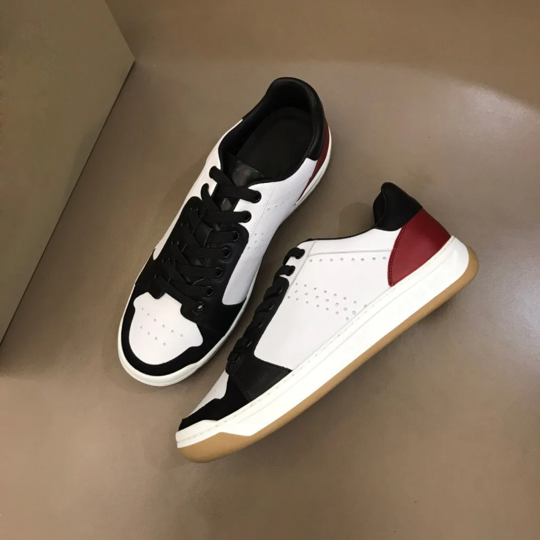 

Men's Casual Shoes European and American New Style Men's Lace-up Sneakers Leather Casual Breathable Fashion Shoes Size 38-45