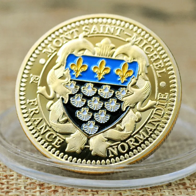 Соборная памятная монета собора святого Мишеля медаль значок|Безвалютные
